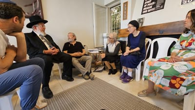 הרב קלמן בר בשבעה של יהודה כ"ץ הי"ד