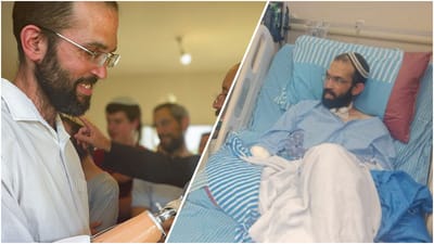 עמיחי שינדלר בבית החולים ובבית החדש