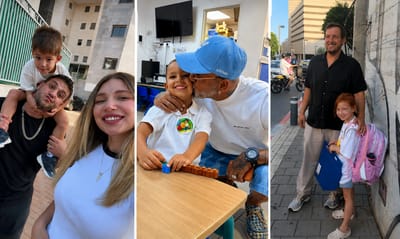 אסף זמיר עם אסיה, אייל גולן עם בנו, דניאלה וקווין עם קיי
