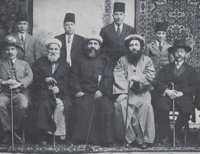 הרב עוזיאל בביקור אצל רבני בגדד