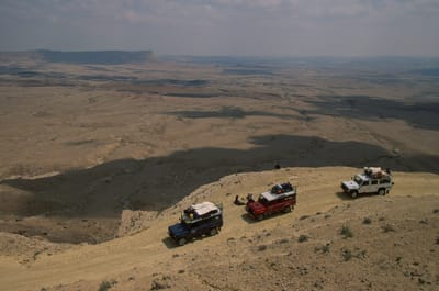 טיול ג'יפים בנגב. ארכיון