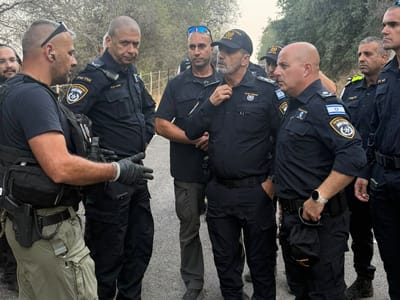 המפכ"ל בזירת האירוע