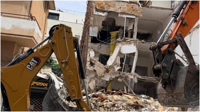 קריסת המבנה בת"א: אתר הבנייה התנהל שלא כחוק