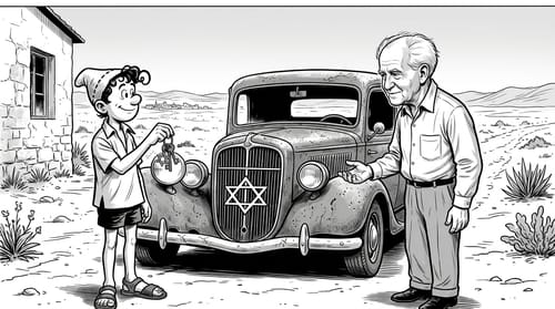 עסקת מכירת הרכב הראשונה בישראל