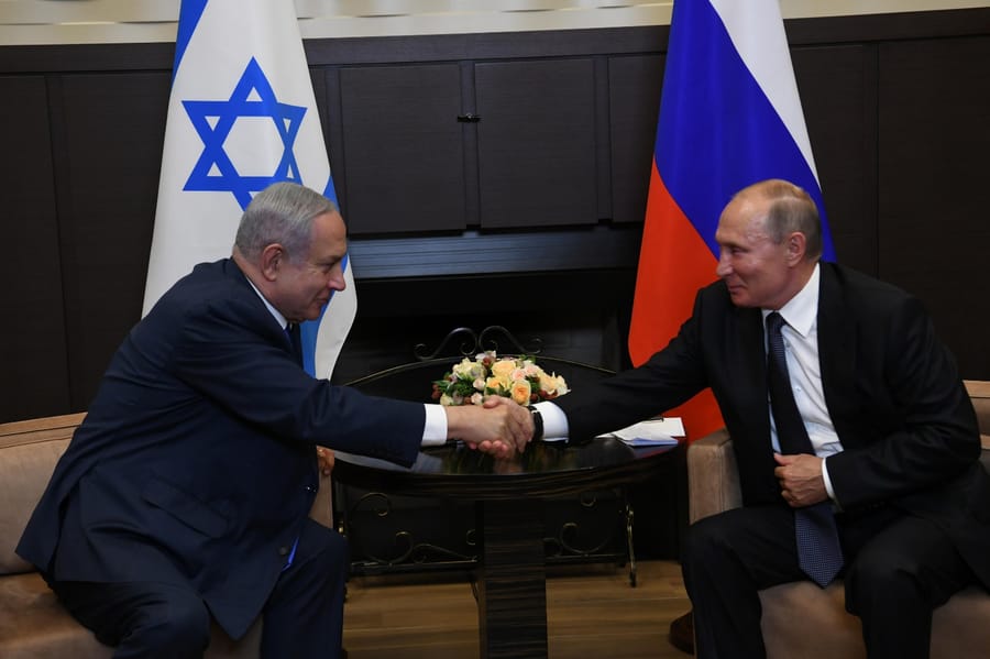 פוטין ונתניהו. ארכיון