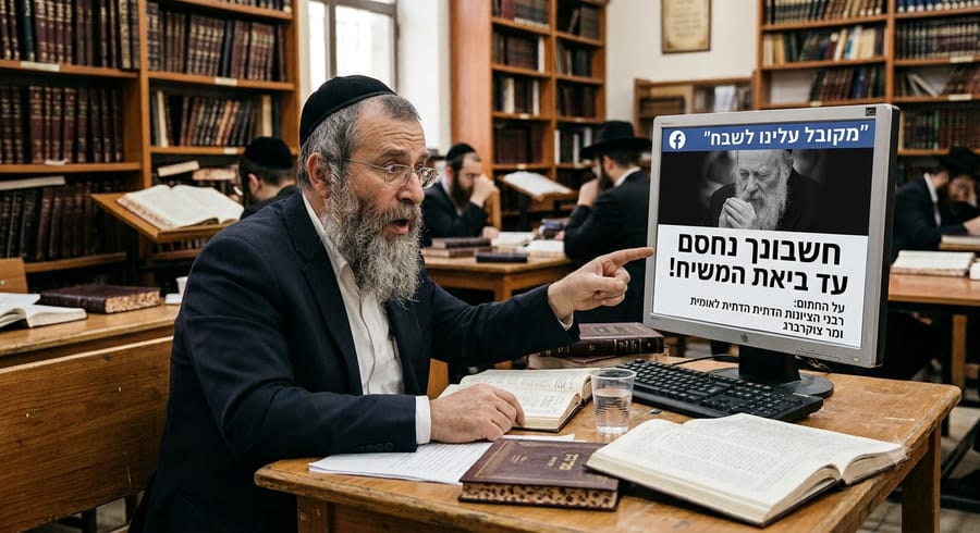 זהירות מחסום לפניך