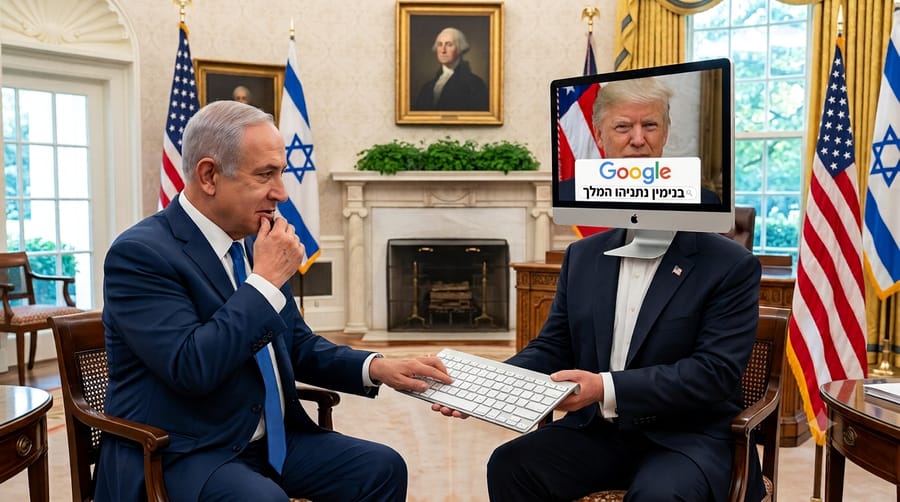 חפש בגוגל נתניהו המלך 