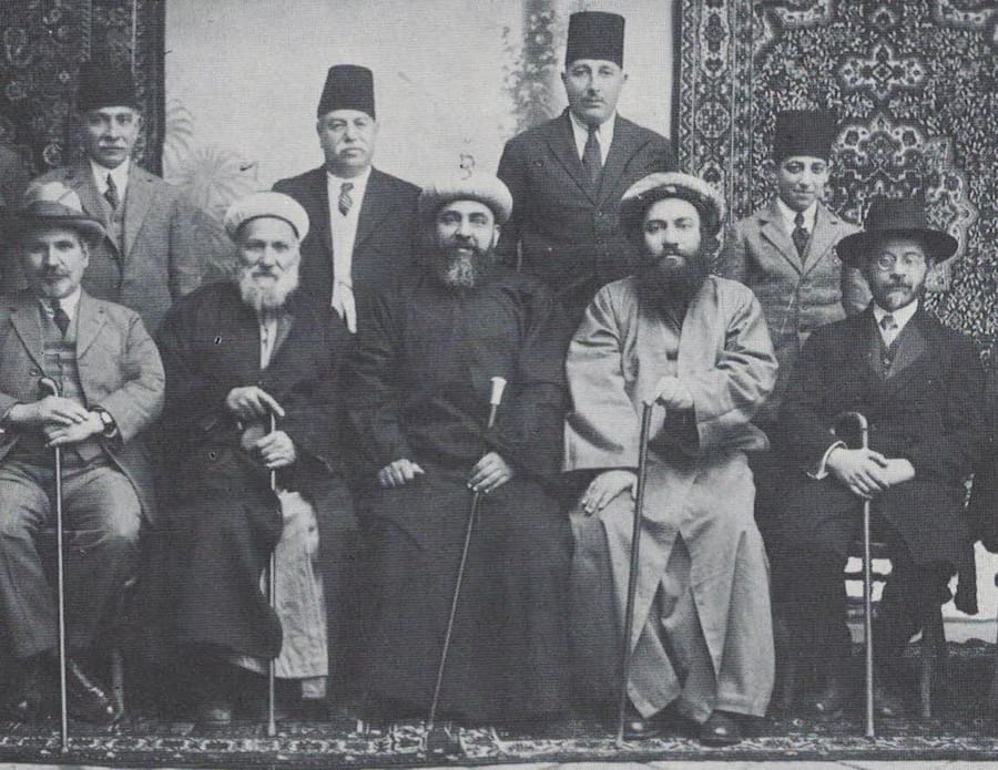 הרב עוזיאל בביקור אצל רבני בגדד