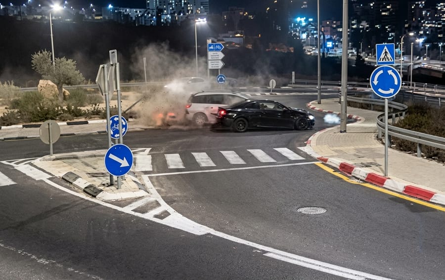 רגע התאונה