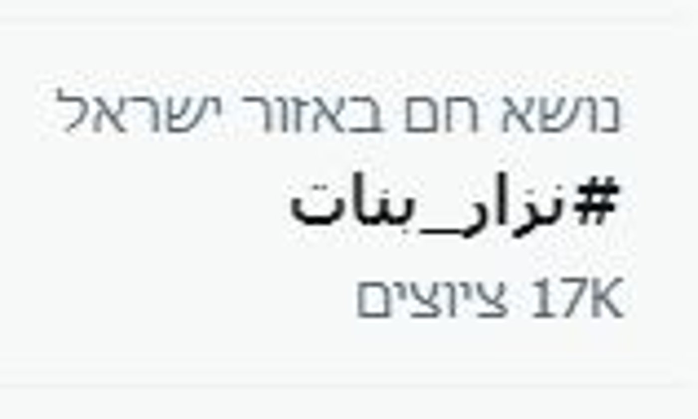 17 אלף ציוצים בכמה שעות