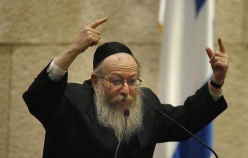 ביקורת חרדית: ליצמן, למה לא נלחמת על הקברים בגוש קטיף?