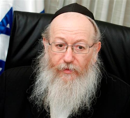 סגן שר הבריאות יעקב ליצמן: נגמר העניין של ניתוחי מתים
