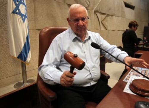 ריבלין: אם הממשלה לא תכשיר את מגרון הכנסת תעשה זאת