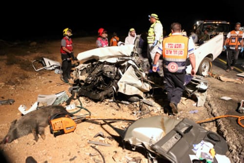 כך דיווח עיתון 'המודיע' על התאונה בשומרון