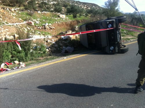 נסיון פיגוע בשומרון: ערבי ניסה לפגוע בחיילים וחוסל