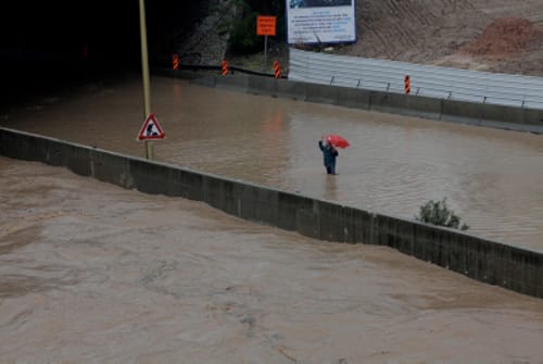 גשמי ברכה: איילון מוצף; ביום רביעי בלילה שלג בירושלים