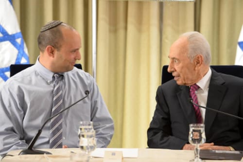 פרס לא מתרגש מדבריו של בנט: "די להפחדות. תזכרו מה היה ב48'"