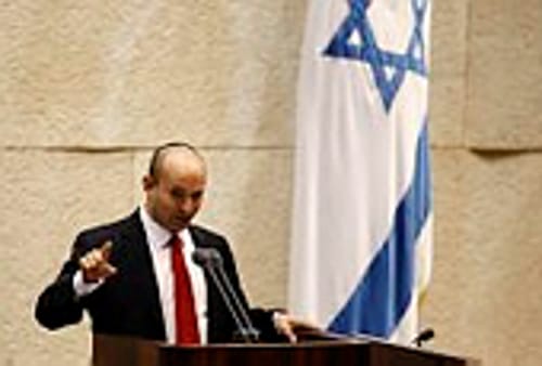 בנט בנאום הבכורה: אנו כאן כי זו ארצנו, ואנו עם בתורתנו