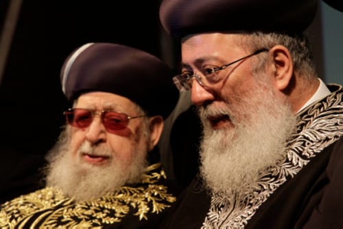 הקומבינה של ש"ס כדי למנוע מרב ציוני להתמנות לרב עיר