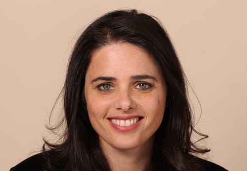 איילת שקד: עדיין לא יודעים באיזה רב נתמוך