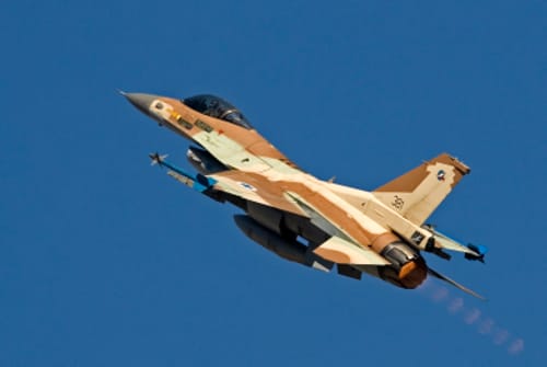 מטוס קרב התרסק מול חופי עזה; שני הטייסים חולצו בשלום