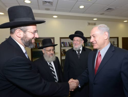 נתניהו לרבנים הראשיים: אתם הרבנים של כל עם ישראל