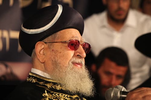 על דבר אחד התקשורת החילונית לא סלחה לרב עובדיה