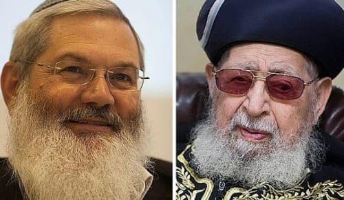 הרב בן דהן ערך תפילה לרפואת הרב עובדיה: "הוא נתן לי צ'פחות וחייך אליי"
