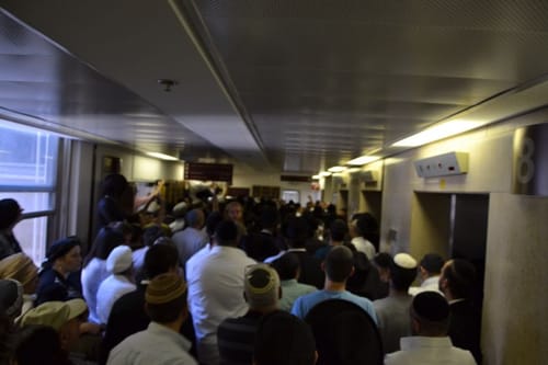 גלריה: התפילות בבית החולים לרפואת הרב יוסף