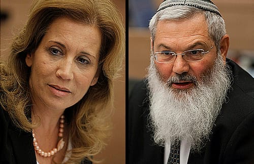 חזית נוספת: הרב אלי בן דהן נגד עליזה לביא