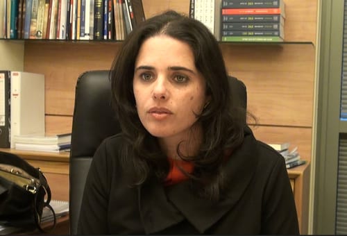 איילת שקד: "אף פעם לא נכנענו ליאיר לפיד"