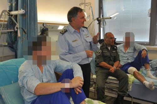 המפכ"ל ביקר את לוחמי הימ"מ שנפצעו בג'נין: "גאה בכם"