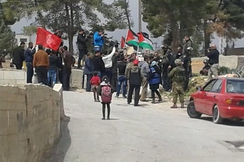 פלסטינים סילקו פעילי שמאל שהפגינו בחברון: "מחבלים בדו קיום"