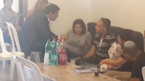 שטבון בבית משפחת דדון: "הרצח הוא קריאת השכמה"
