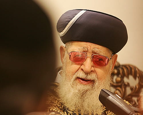 צפו ברב עובדיה: לא צריך אוצר בית-דין