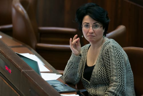 צפו: חילופי צעקות בין עליזה לביא לחנין זועבי