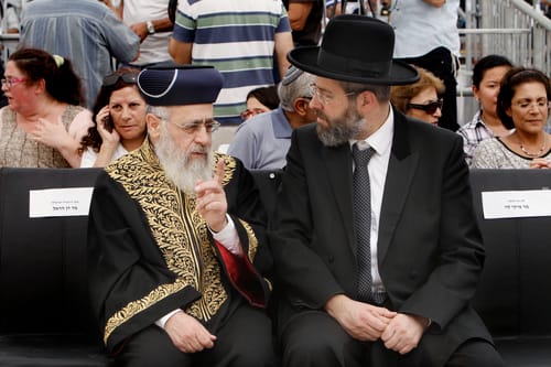 הרב הראשי לישראל עומד על משמר הגיור כהלכה