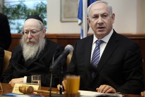 נתניהו במגעים לממשלת אחדות עם החרדים