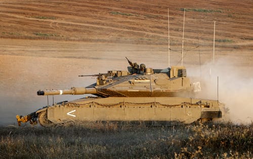 מחבלים ירו טיל נ"ט לטנק בצפון הרצועה