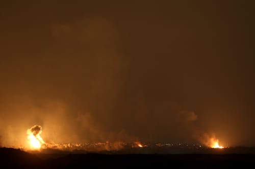 הפגזות כבדות בעזה; שני חיילים נהרגו