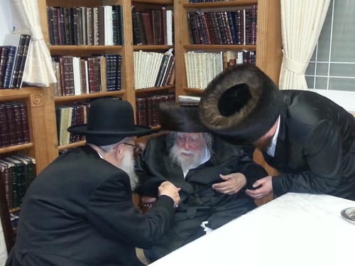 האדמו"ר מערלוי הפתיע את הרב שטרן: תברך אותי