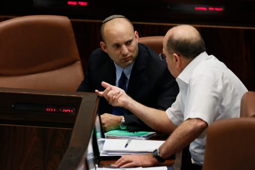 בנט דרש לפעול נגד המנהרות; יעלון סירב