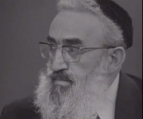 צפו בקטעי ארכיון נדירים של הרב שלמה גורן זצ"ל