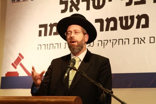 התגובה החריפה של הרב לאו למינוי של כהנא