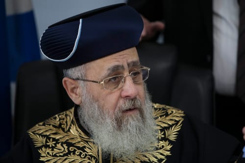 הזוי: דרישה למנוע מהרב יצחק יוסף לבקר בנתיבות