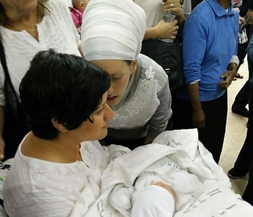 אחיו של הפעוט שנדרס הוכנס היום לברית