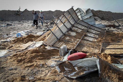 צה"ל תקף יעד טרור ברצועה; המעברים נסגרו