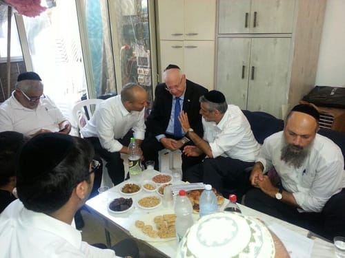 גלרייה: בכירי המדינה מנחמים את אלי ישי