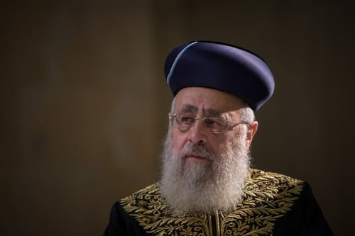 הרב יצחק יוסף נגד צילום סרטי סנאף בפיגועים