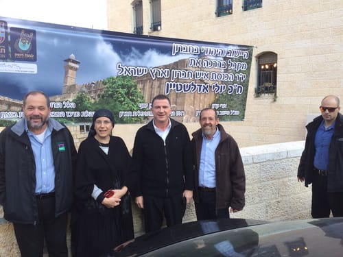לא חושש: יו"ר הכנסת התארח השבת בחברון